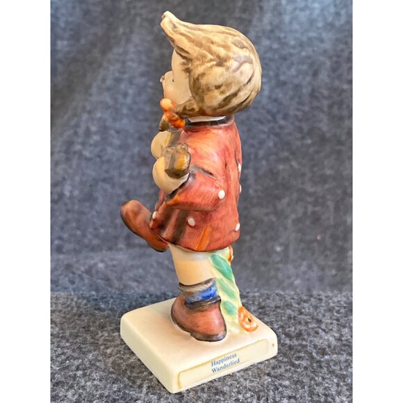 VTG Goebel Hummel Happiness Figurine Girl with Instrument 86 TMK 6 No Bee - Picture 5 of 9